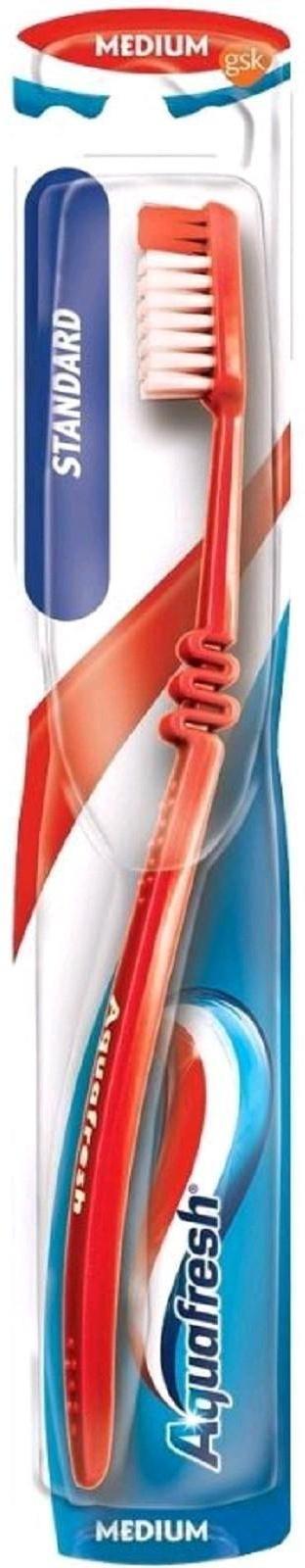 Зубная щётка Aquafresh Standatd, средняя жёсткость