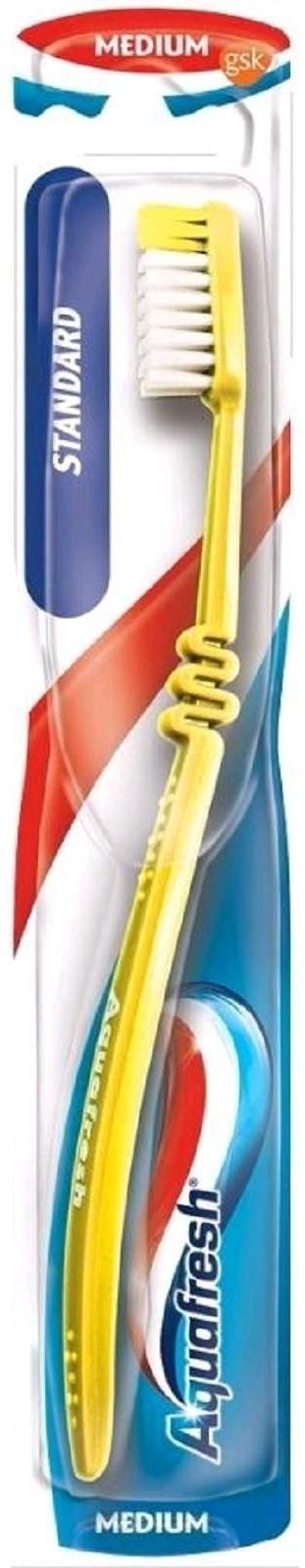 Зубная щётка Aquafresh Standatd, средняя жёсткость
