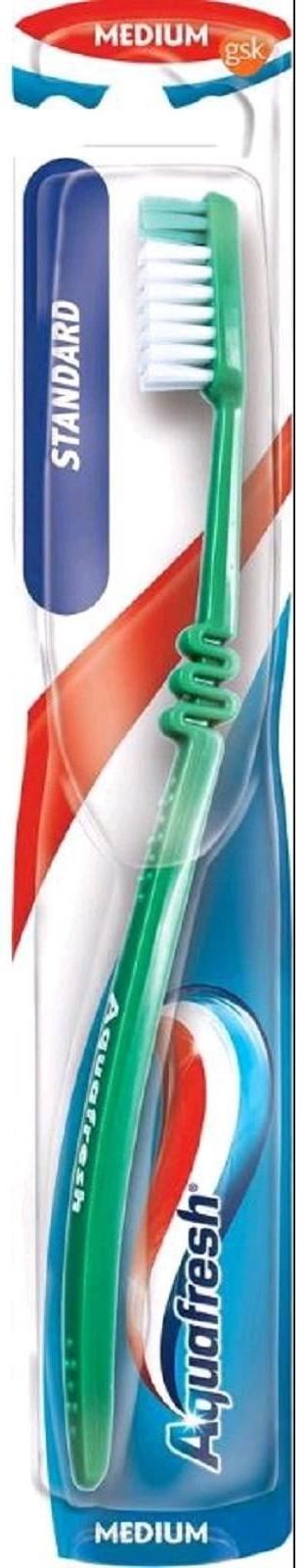 Зубная щётка Aquafresh Standatd, средняя жёсткость