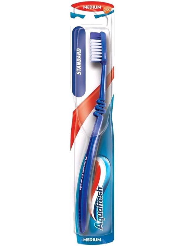 Зубная щётка Aquafresh Standatd, средняя жёсткость