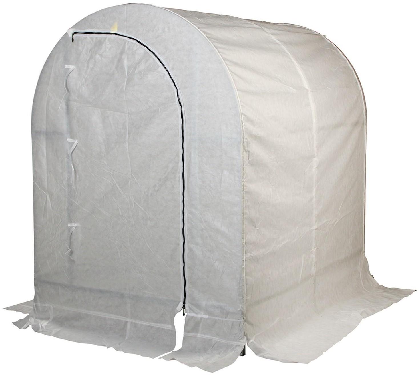 Теплица «Сибирский агроном», 2 × 1,65 × 1,85 м, оцинкованная сталь, профиль 42 × 14 мм, спанбонд 65 г/м²