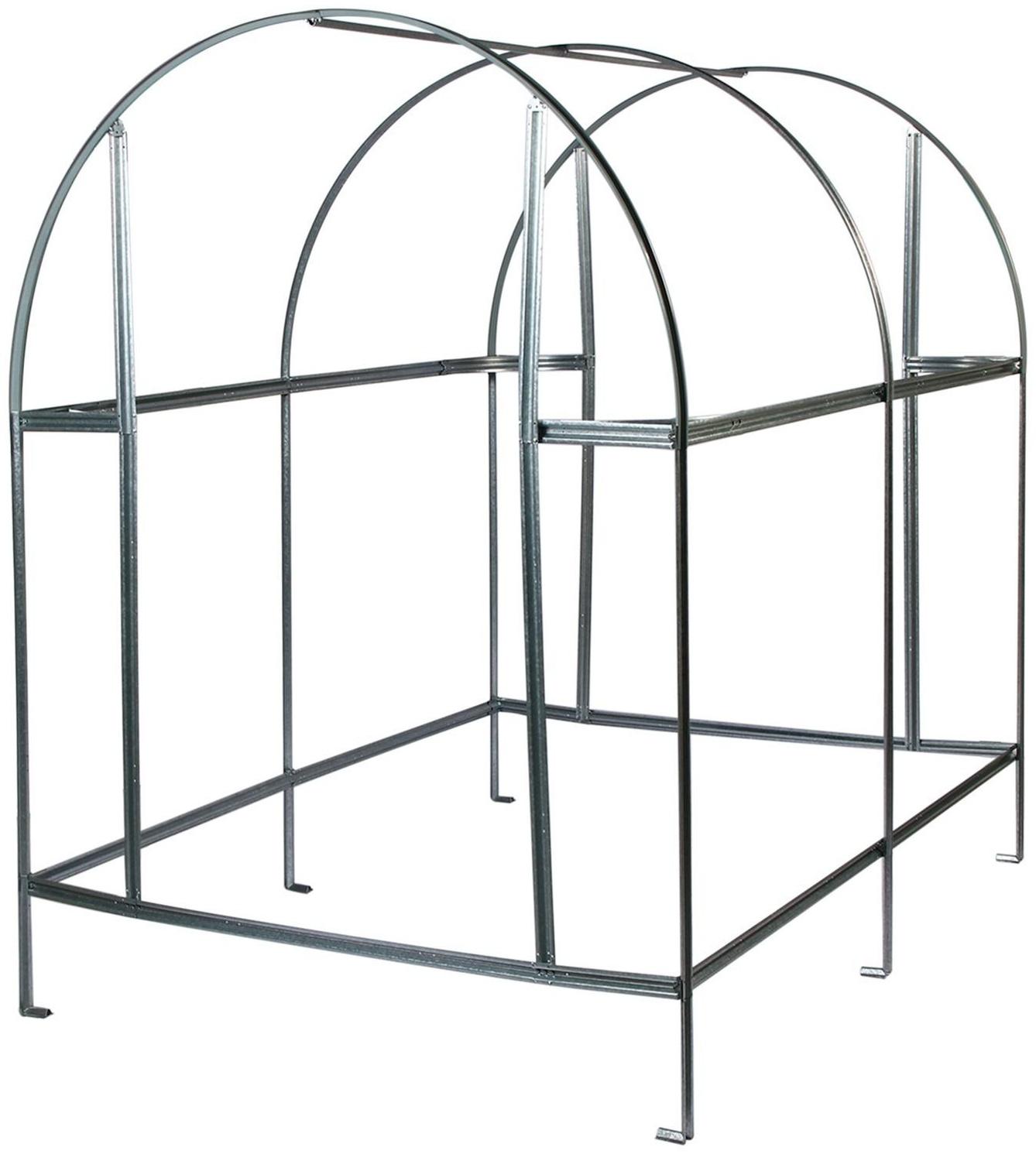 Теплица «Сибирский агроном», 2 × 1,65 × 1,85 м, оцинкованная сталь, профиль 42 × 14 мм, спанбонд 65 г/м²