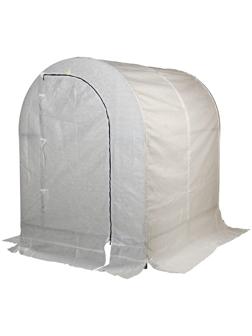 Теплица «Сибирский агроном», 2 × 1,65 × 1,85 м, оцинкованная сталь, профиль 42 × 14 мм, спанбонд 65 г/м²