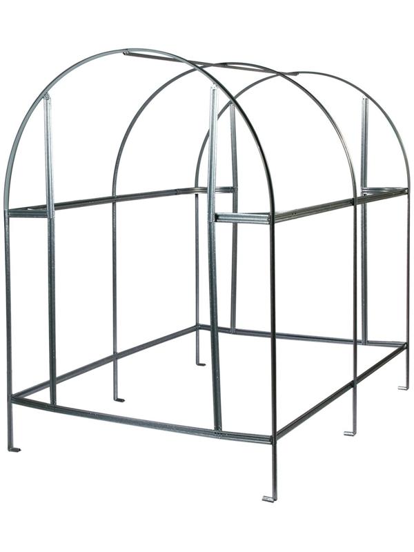 Теплица «Сибирский агроном», 2 × 1,65 × 1,85 м, оцинкованная сталь, профиль 42 × 14 мм, спанбонд 65 г/м²