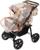 Коляска-трансформер «Гном», пластиковые колёса, оттенки коричневого, рисунок МИКС
