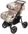Коляска-трансформер «Гном», пластиковые колёса, оттенки коричневого, рисунок МИКС