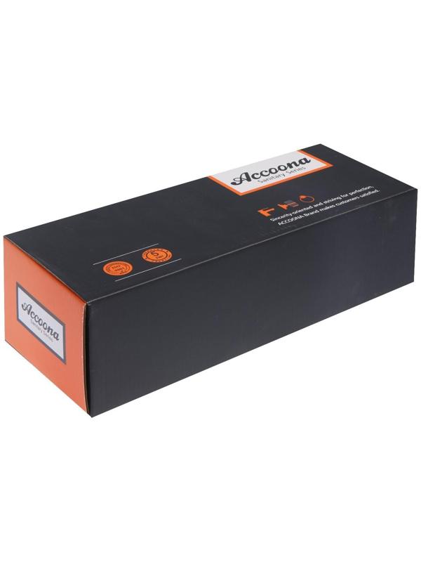 Смеситель для ванны Accoona A7166K, однорычажный, дивертор в корпусе, 35 см, зеленый