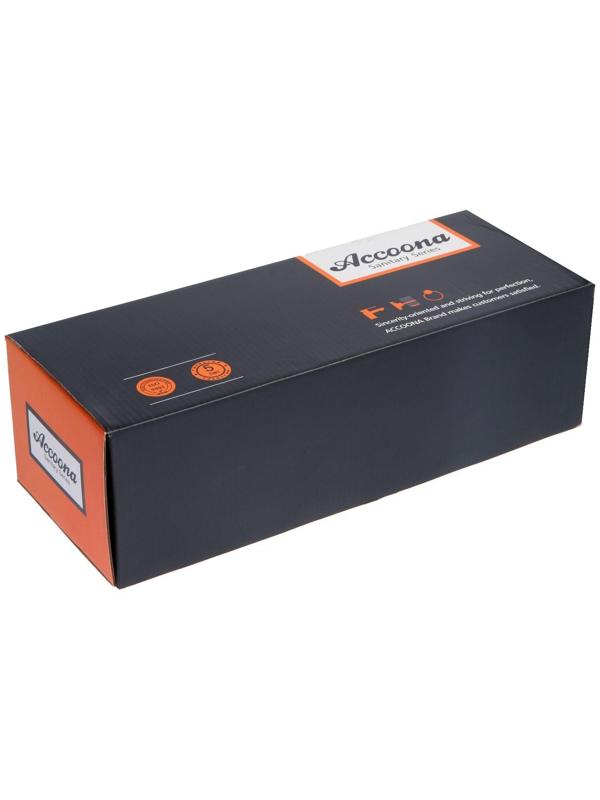 Смеситель для ванны Accoona A7166P, однорычажный, дивертор в корпусе, 30 см, оранжевый