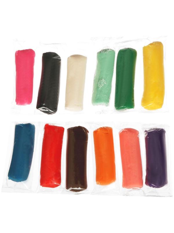 Тесто для лепки 12 цветов, 360 г, 