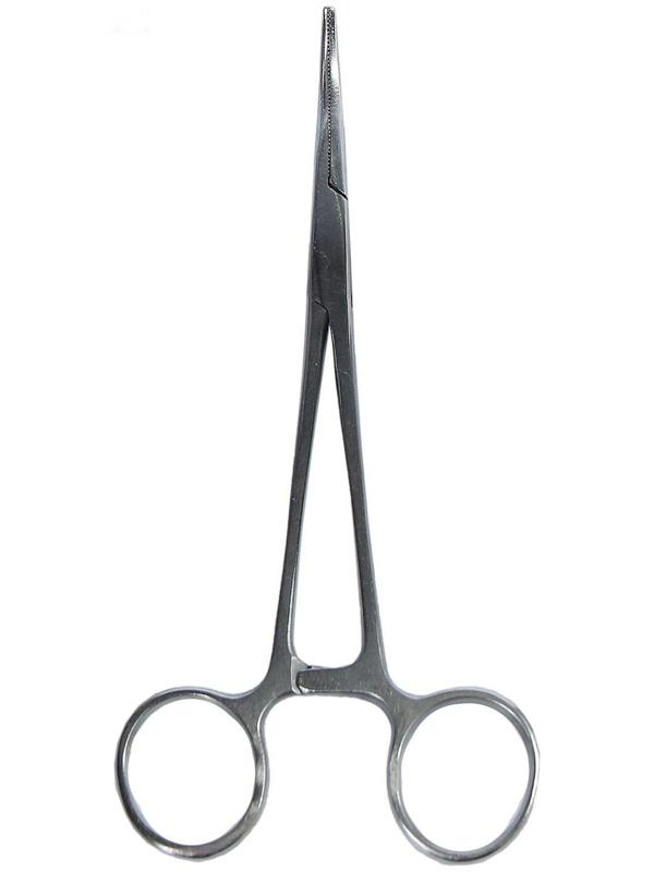 Щипцы-зажимы рыболовные изогнутые, 16 см