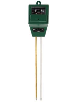 Прибор для измерения Luazon, влажность/pH/кислотность почвы, зеленый