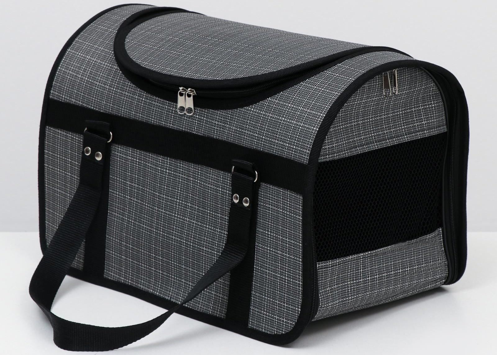 Сумка-переноска с люком, 40 х 25 х 27 см, микс цветов