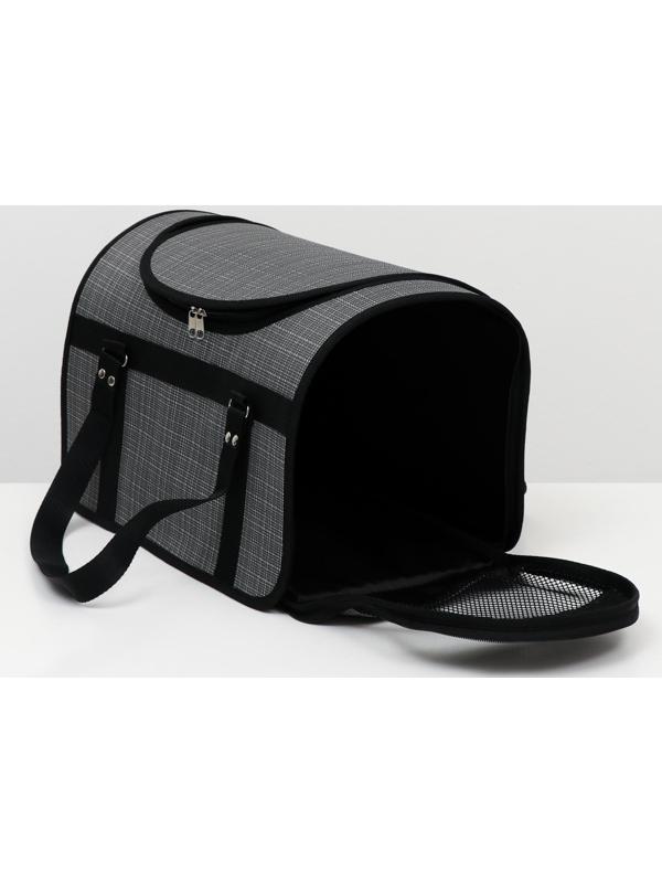 Сумка-переноска с люком, 40 х 25 х 27 см, микс цветов