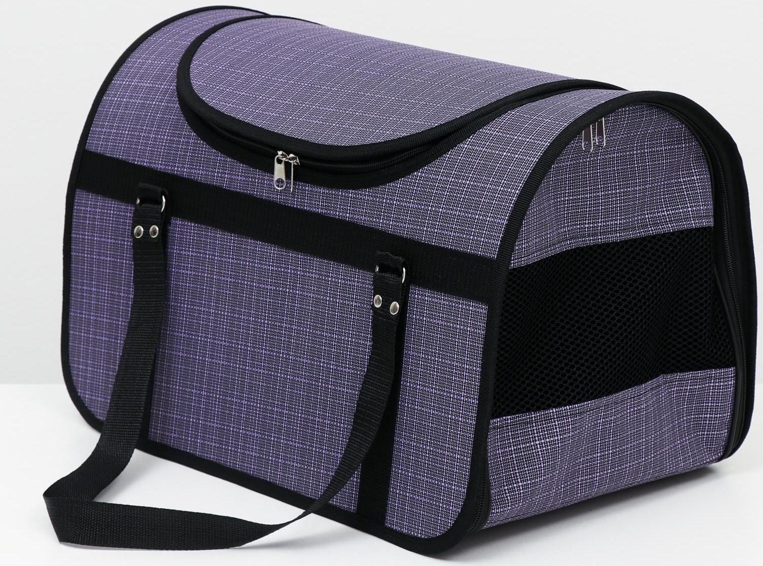 Сумка-переноска с люком, 46 х 28,5 х 29 см, микс цветов