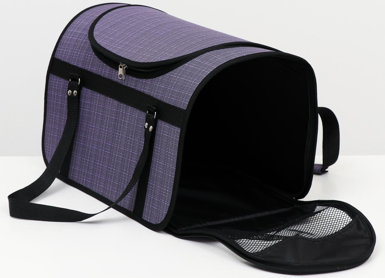 Сумка-переноска с люком, 46 х 28,5 х 29 см, микс цветов