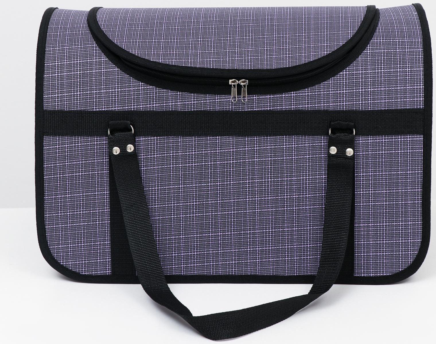 Сумка-переноска с люком, 46 х 28,5 х 29 см, микс цветов