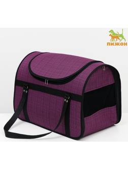 Сумка-переноска с люком, 49 х 30 х 35 см, микс цветов