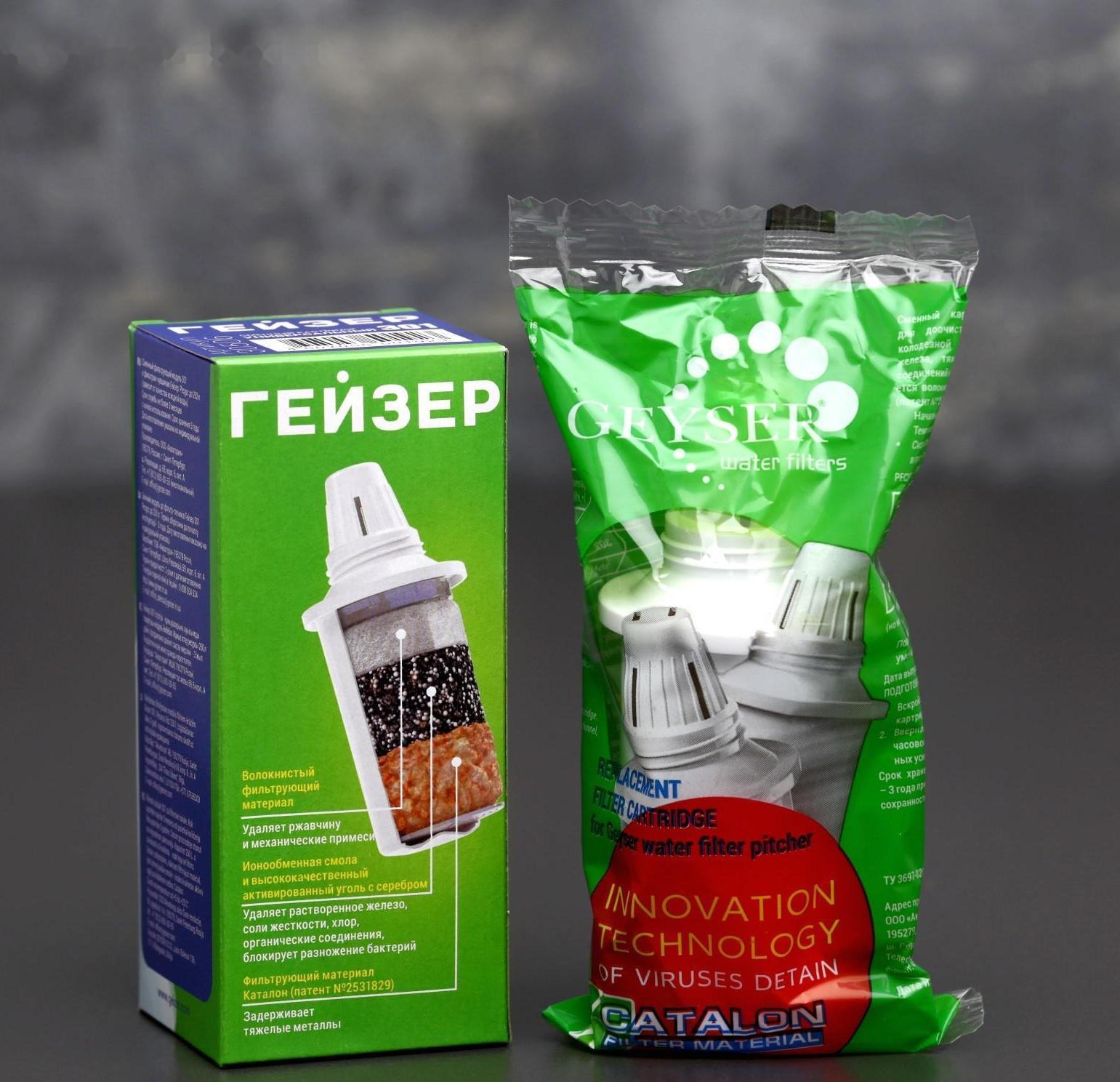 Модуль сменный фильтрующий для фильтров-кувшинов «Гейзер 301»