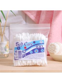 Ватные палочки Soft Care, 100 шт.