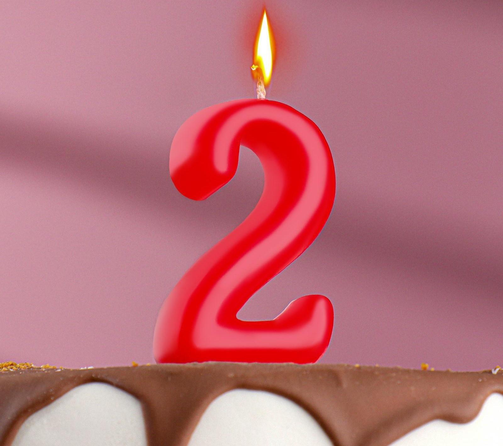 Свеча для торта цифра 