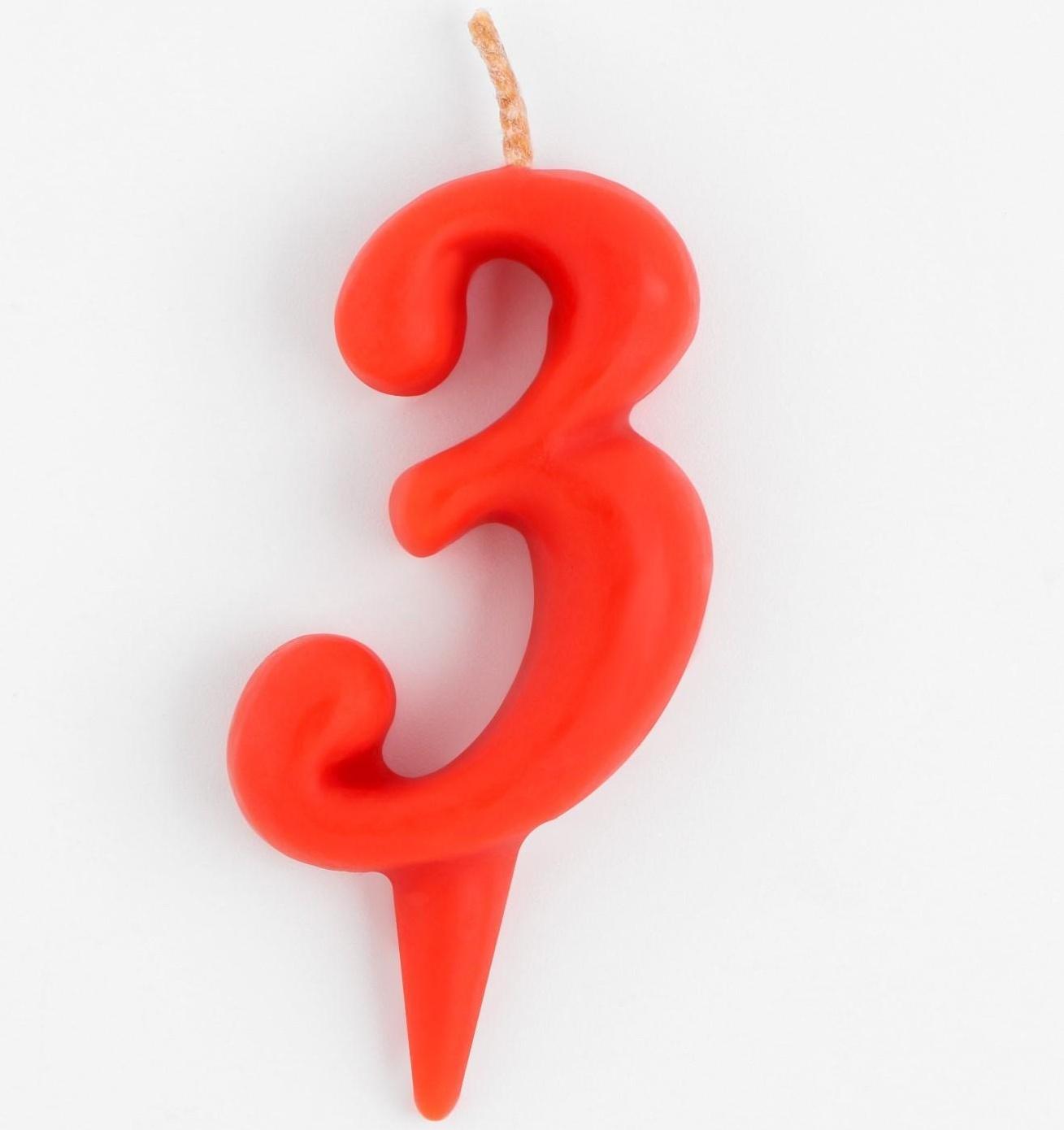 Свеча для торта цифра 