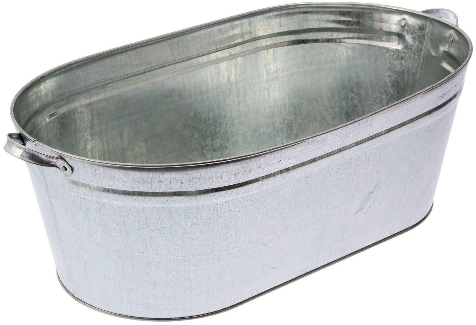 Ванна оцинкованая хозяйственная, 60 л, ГОСТ