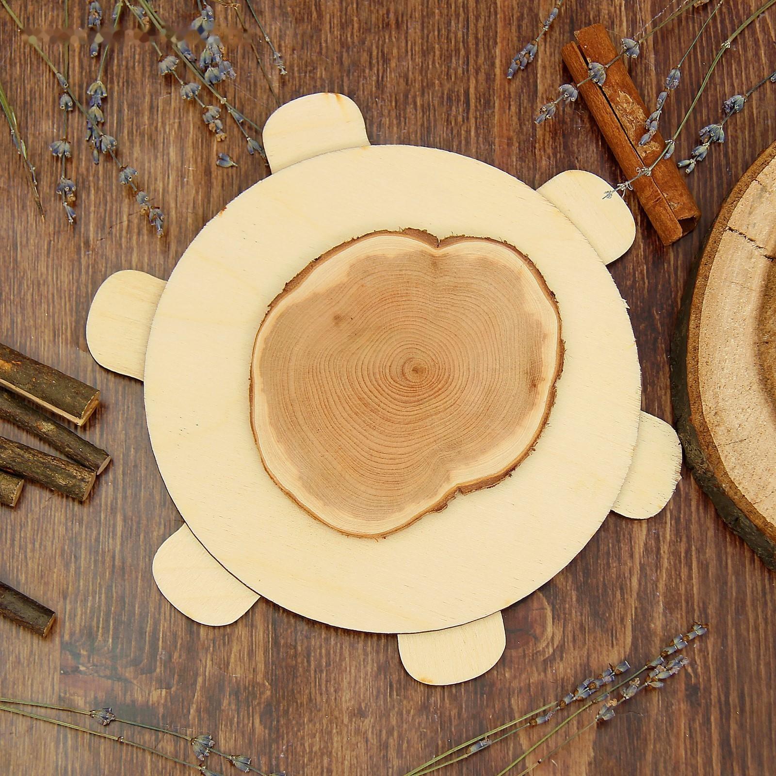 Подставка под горячее «Матрешка», D=20 см, можжевельник