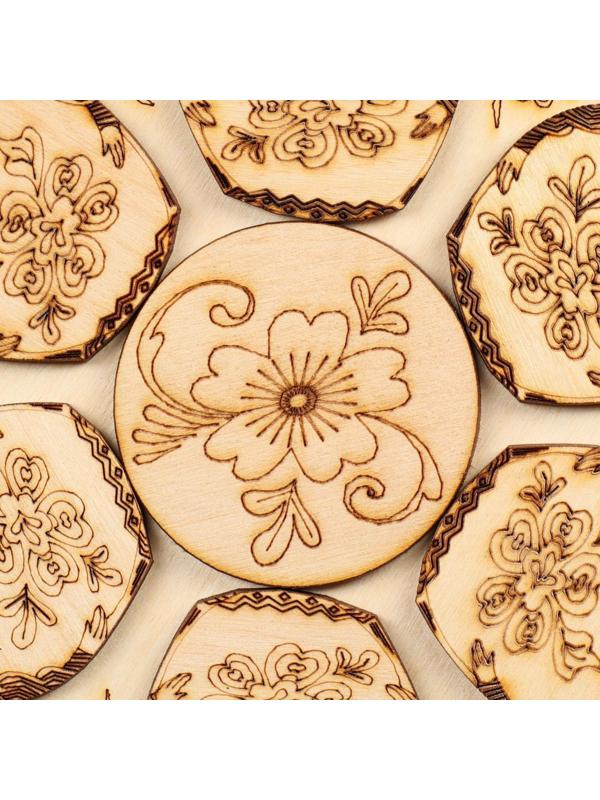 Подставка под горячее «Матрешка», D=20 см, можжевельник