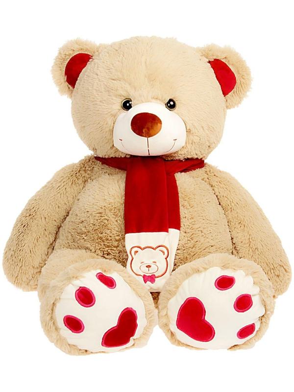 Мягкая игрушка «Медведь Кельвин», 100 см, цвет кофейный