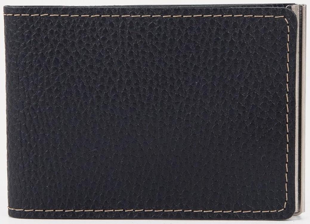 Зажим для купюр на магните, отдел для монет, цвет чёрный