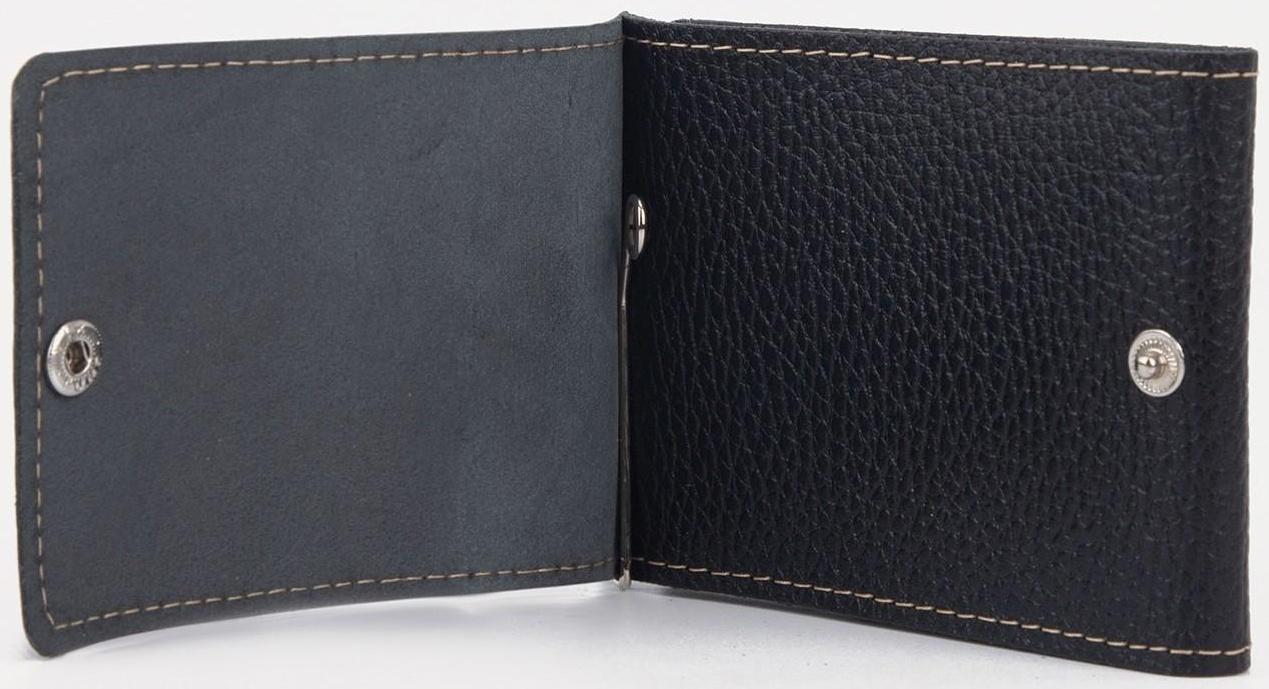 Зажим для купюр на магните, отдел для монет, цвет чёрный