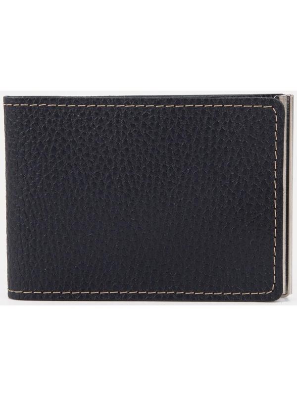 Зажим для купюр на магните, отдел для монет, цвет чёрный