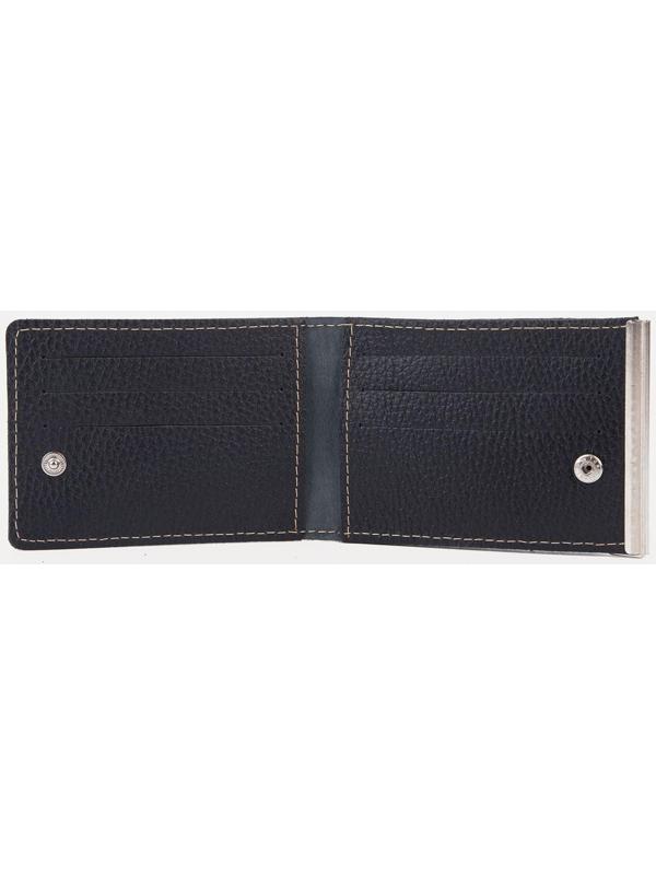 Зажим для купюр на магните, отдел для монет, цвет чёрный