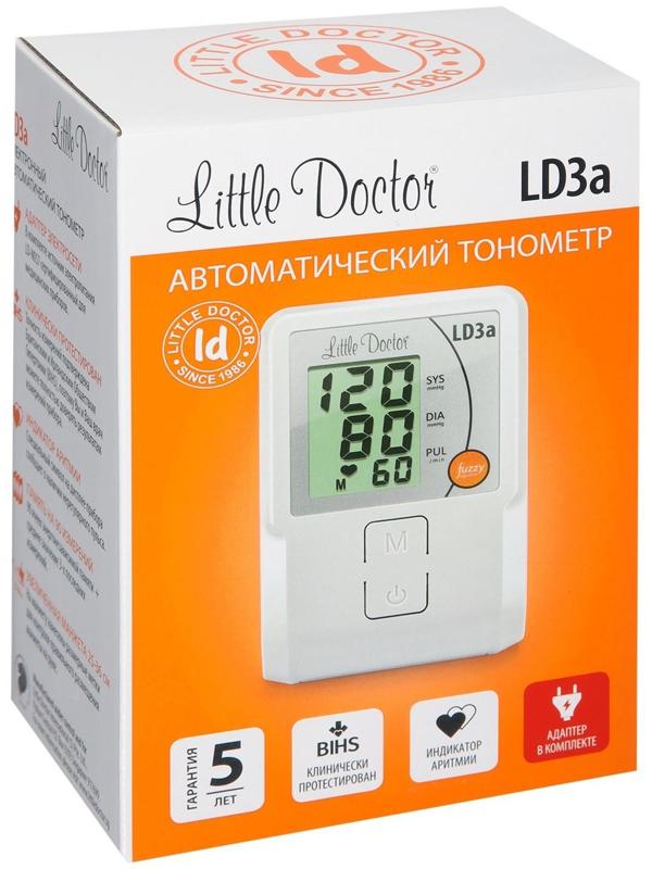 Тонометр Little Doctor LD-3а, автоматический, манжета 25-36 см, 4хАА, с адаптером