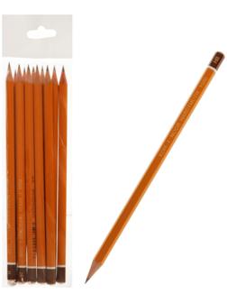 Набор карандашей чернографитных разной твердости 12 штук Koh-I-Noor 1500/12, 3B-3H