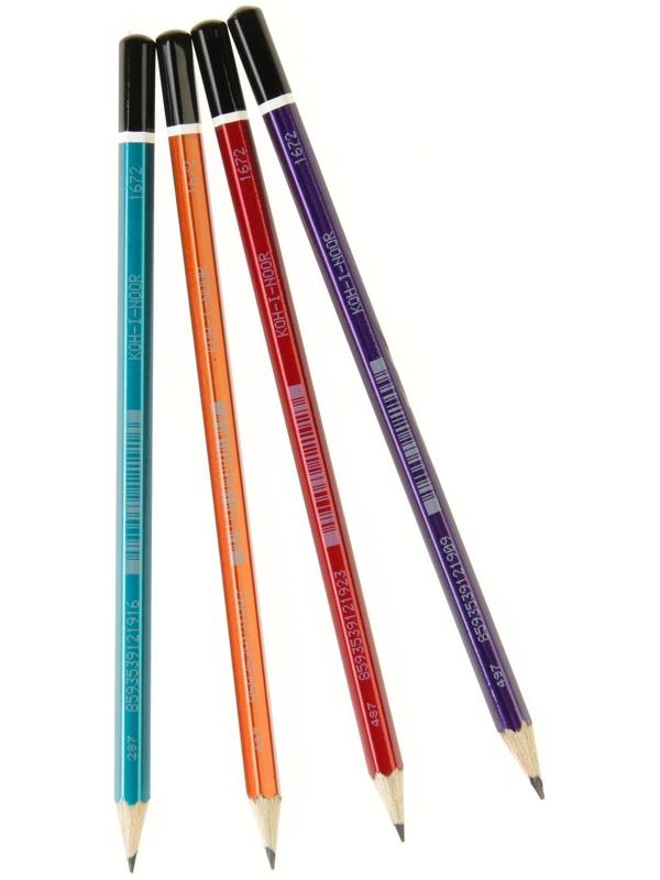 Карандаш чернографитный 2.0 мм, Koh-I-Noor SCALA 1672/2 HB, L=175 мм