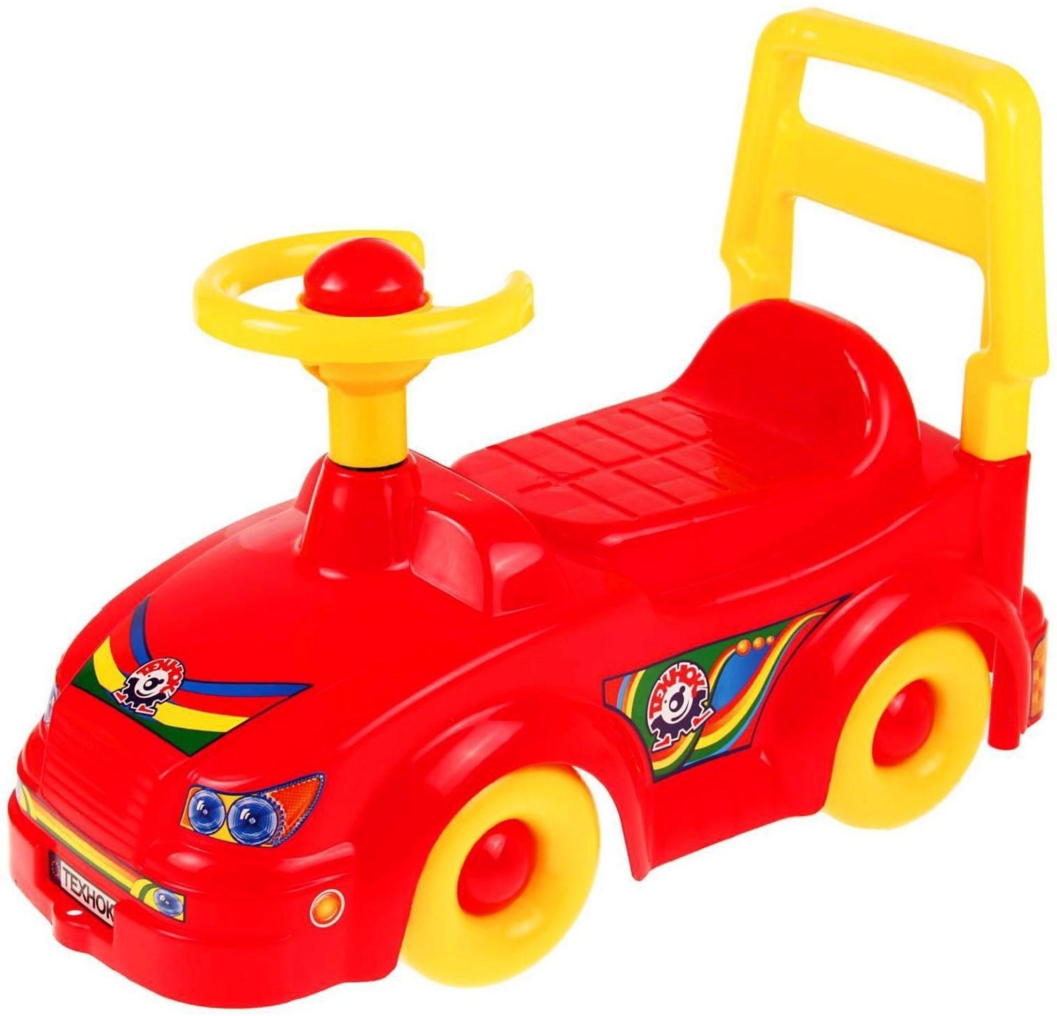 Игрушка «Автомобиль для прогулок» - ТехноК, с гудком-пищалкой, МИКС