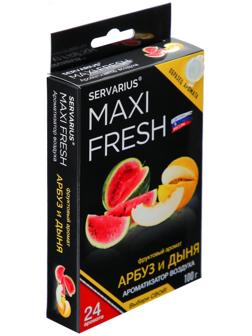 Ароматизатор MAXI FRESH под сиденье гель «АРБУЗ&ДЫНЯ»