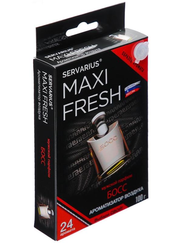 Ароматизатор MAXI FRESH под сиденье гель «БОСС»