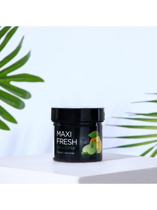 Ароматизатор MAXI FRESH банка 100 гр. «СОЧНЫЙ ЦИТРУС»