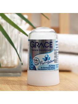 Дезодорант кристаллический Grace Mineral Herbal Deodorant классический, 70 г
