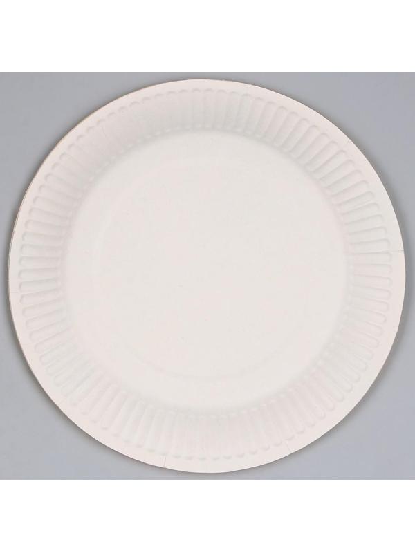 Тарелка бумажная «С днём рождения», зверята, с шариками, 18 см, набор 6 шт.