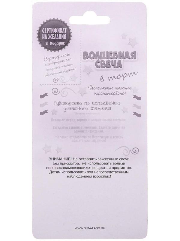 Свеча в торт цифра 9 