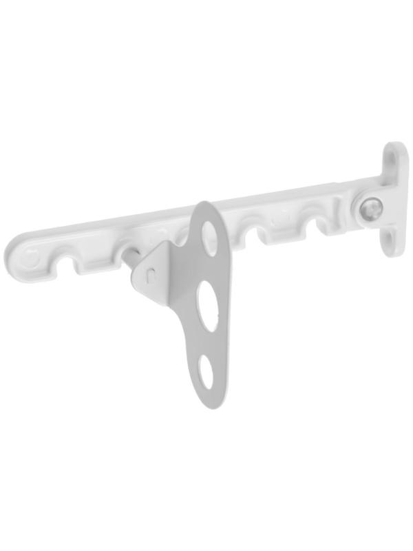 Ограничитель открывания, металлический, белый