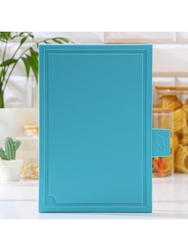 Набор досок разделочных на подставке, 4 шт, цвет МИКС