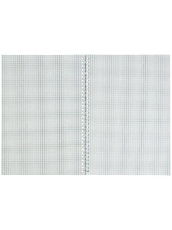 Тетрадь А4, 80 листов в клетку на гребне 