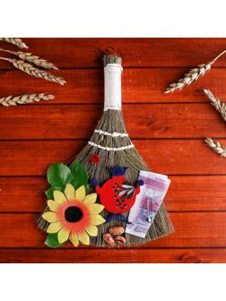 Оберег «Веник», с самоваром, микс