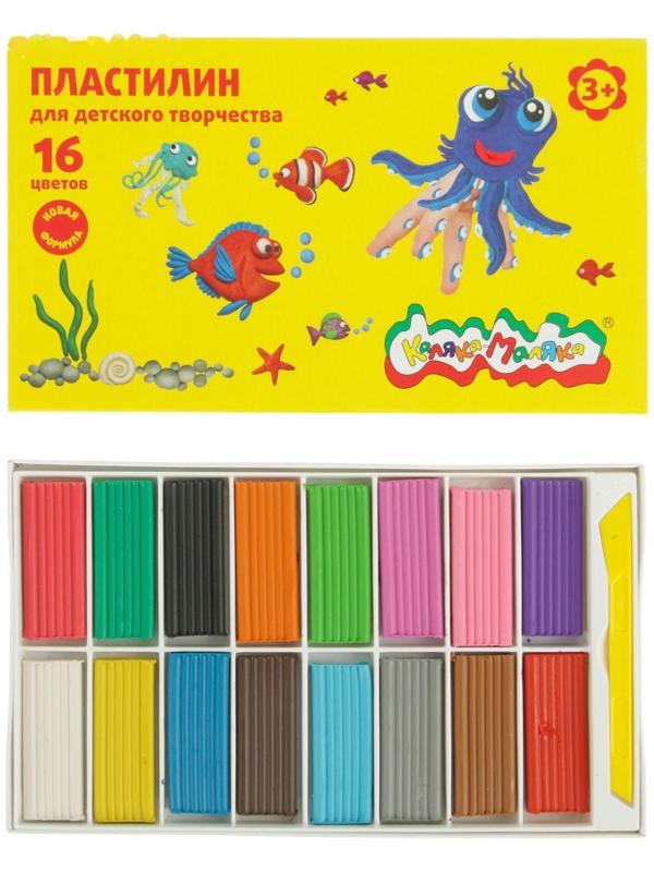 Пластилин 16 цветов 240 г 