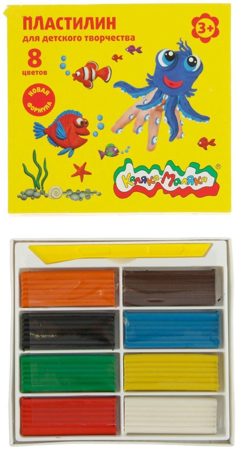Пластилин 8 цветов 120 г 