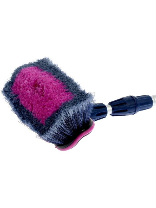 Щетка для мытья CityUp CU-610, телескопическая, 99-160 см, под шланг, с краном